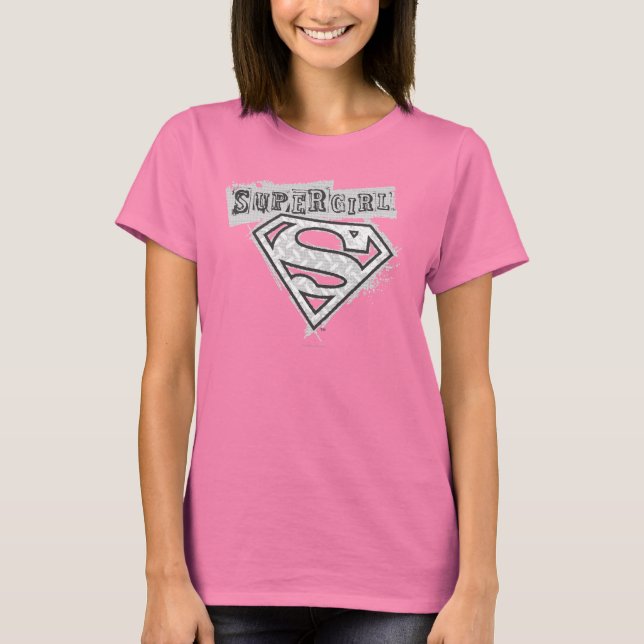Supergirl Logotyp 1 T Shirt (Framsida)