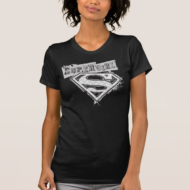 Supergirl Logotyp 1 T Shirt (Framsida)