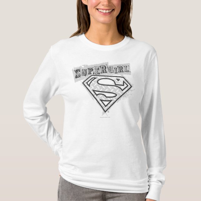 Supergirl logotyp 1 tee (Framsida)
