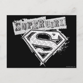 Supergirl logotyp 1 vykort