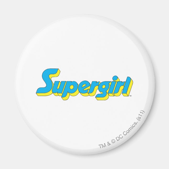 Supergirl Logotyp Magnet (Framsidan)