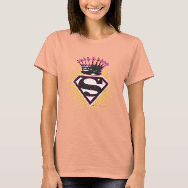 Supergirl Logotyp med Krona Tröja (Framsida)