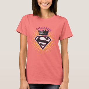 Supergirl logotyp med kronan t-shirt