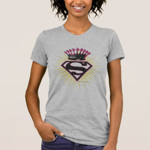 Supergirl logotyp med kronan tröja