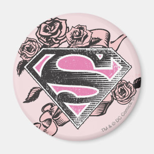 Supergirl Logotyp med Ro Magnet