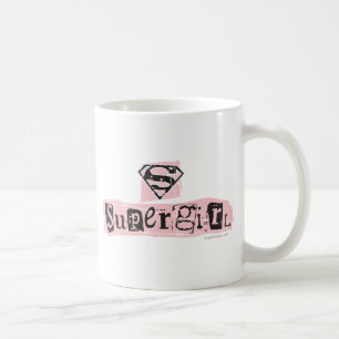 Supergirl Logotyp Ransom Note Kaffemugg