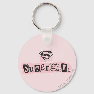 Supergirl Logotyp Ransom Note Nyckelring