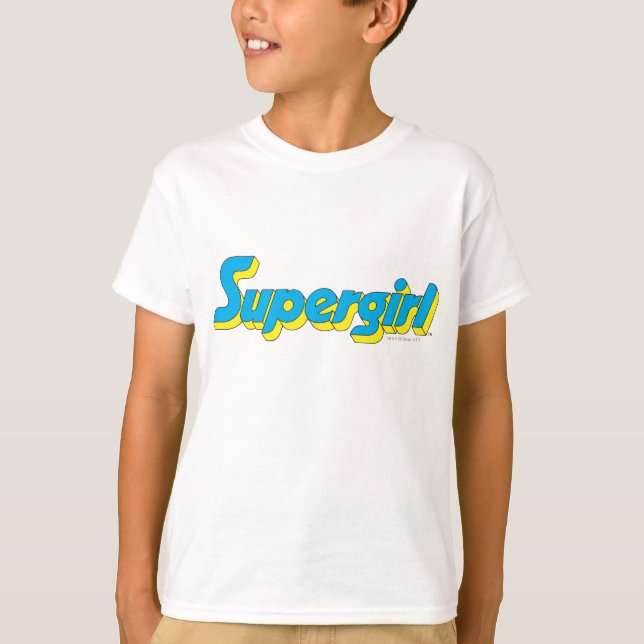 Supergirl Logotyp Tee Shirt (Framsida)