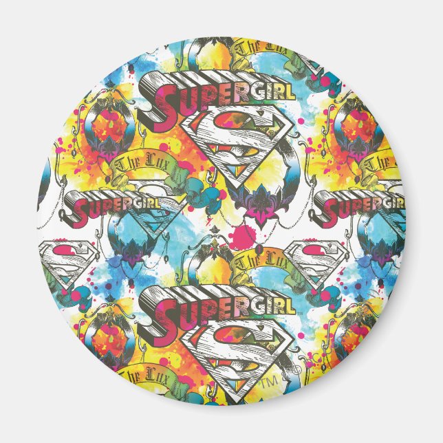 Supergirl, Lux Mönster Magnet (Framsidan)