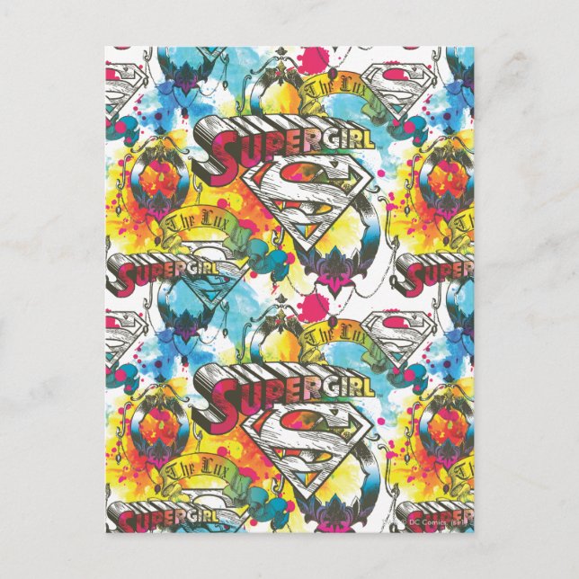 Supergirl, Lux Mönster Vykort (Framsida)