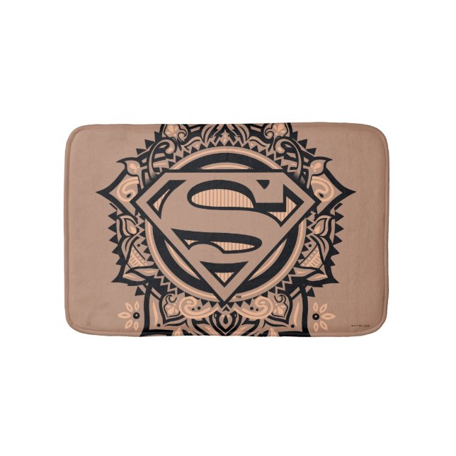 Supergirl Mandala Graphic Badrumsmatta (Framsidan)