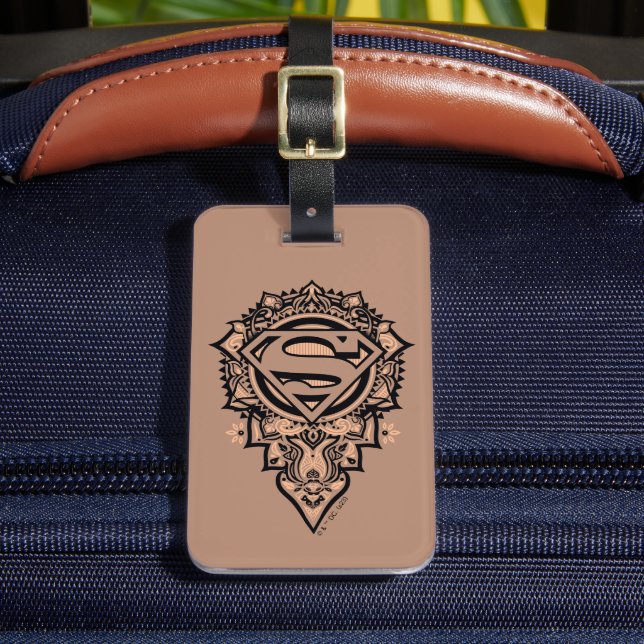 Supergirl Mandala Graphic Bagagebricka (Framsida Insitu 2)