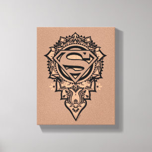 Supergirl Mandala Graphic Canvastryck