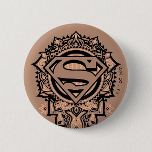 Supergirl Mandala Graphic Knapp