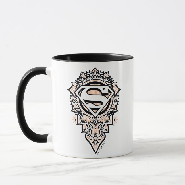 Supergirl Mandala Graphic Mugg (Vänster)