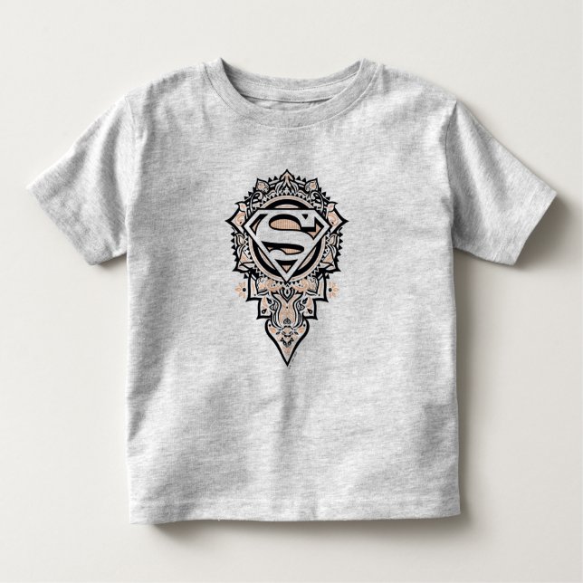 Supergirl Mandala Graphic T Shirt (Framsida)