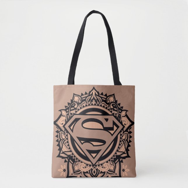 Supergirl Mandala Graphic Tygkasse (Framsida)