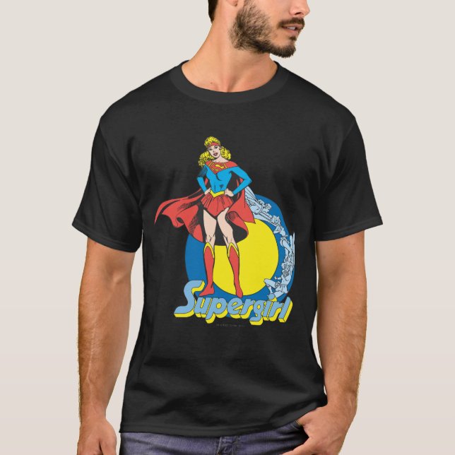 Supergirl med logotypen tröja (Framsida)