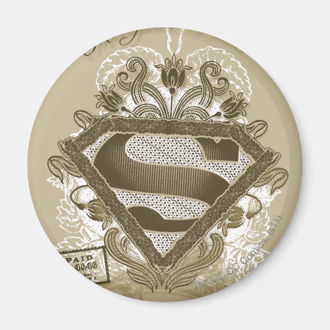 Supergirl Metropolis Ballet Brown Magnet (Framsidan)
