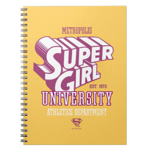 Supergirl Metropolis Universiteten Athletics Dept. Anteckningsbok