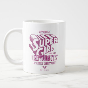 Supergirl Metropolis Universiteten Athletics Dept. Jumbo Mugg
