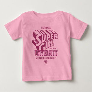 Supergirl Metropolis Universiteten Athletics Dept. T Shirt