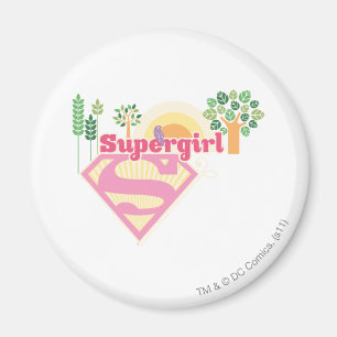 Supergirl Nature Logotyp Magnet