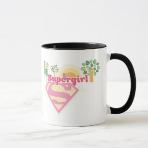 Supergirl Nature Logotyp Mugg