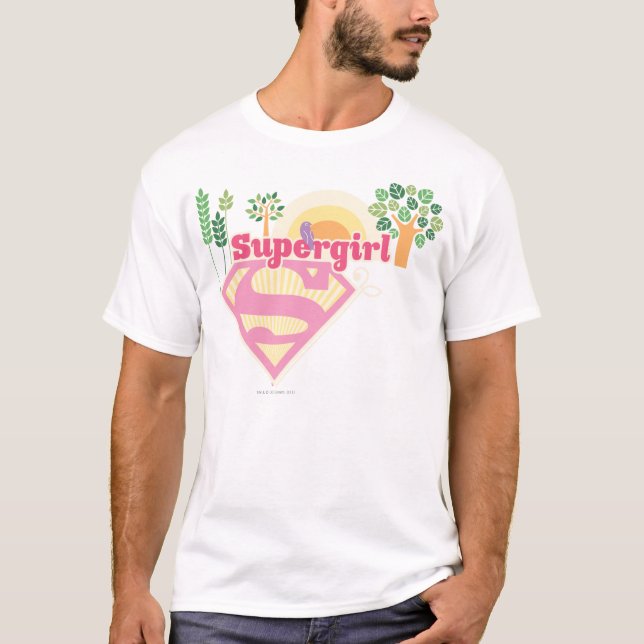 Supergirl Nature Logotyp Tee (Framsida)