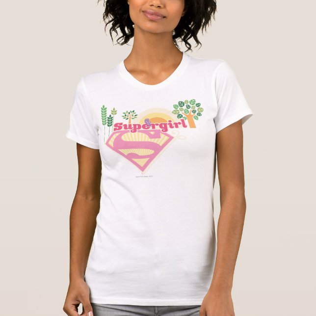 Supergirl Nature Logotyp Tröja (Framsida)
