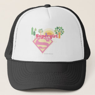 Supergirl Nature Logotyp Truckerkeps