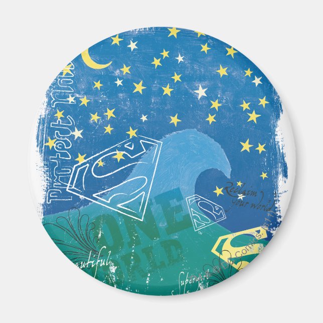 Supergirl One World Magnet (Framsidan)