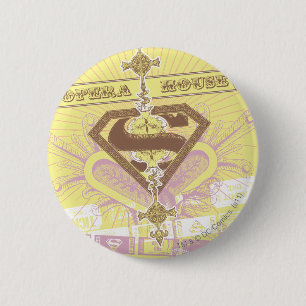 Supergirl Opera House Gult Knapp