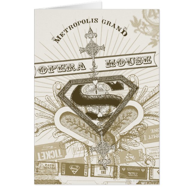 Supergirl Opera House Hälsningskort (Framsidan)