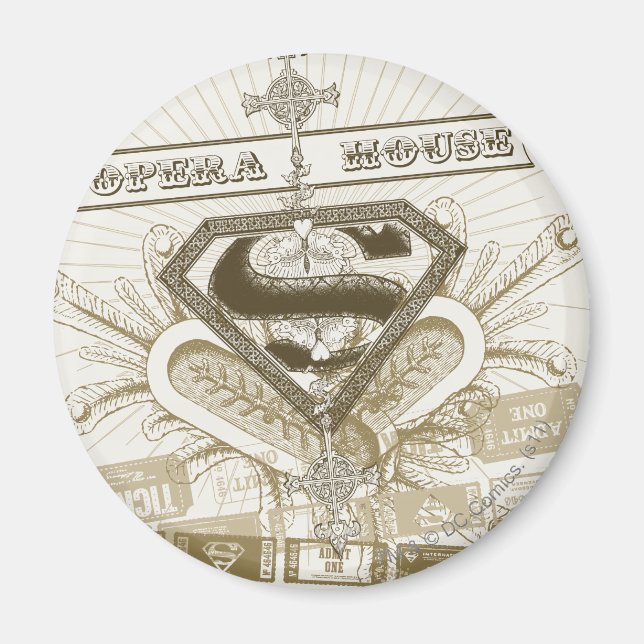 Supergirl Opera House Magnet (Framsidan)