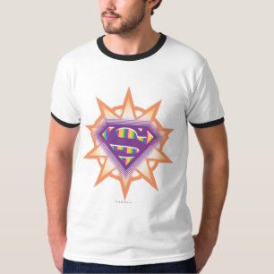 Supergirl Orange Starburst T-shirt