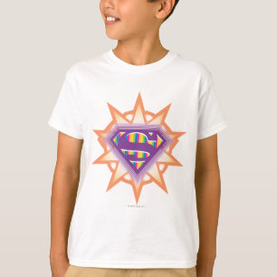 Supergirl Orange Starburst Tee