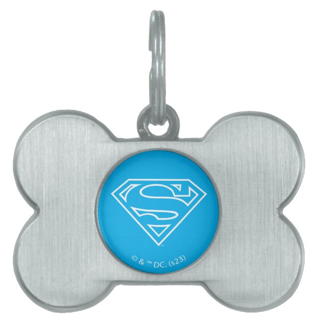 Supergirl Outline S-Shield ID-bricka Husdjur (Framsidan)