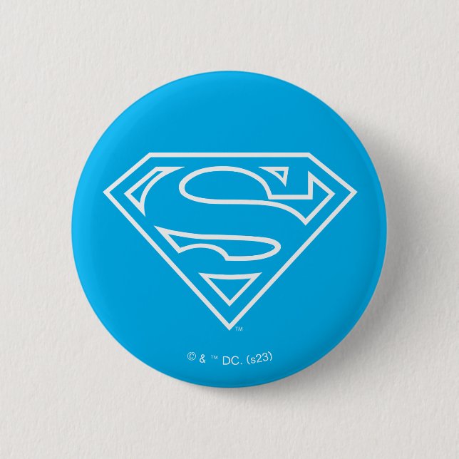 Supergirl Outline S-Shield Knapp (Framsida)