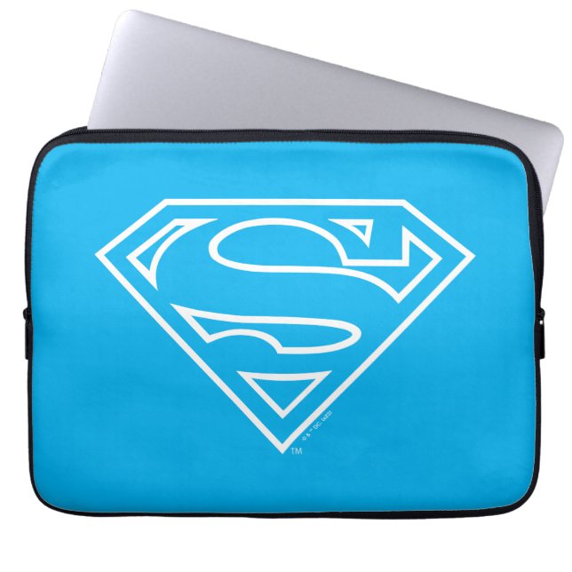 Supergirl Outline S-Shield Laptop Fodral (Framsidan)