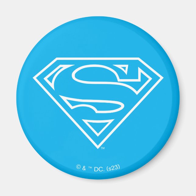 Supergirl Outline S-Shield Magnet (Framsidan)