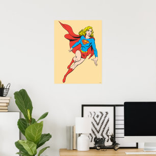 Supergirl på språng poster