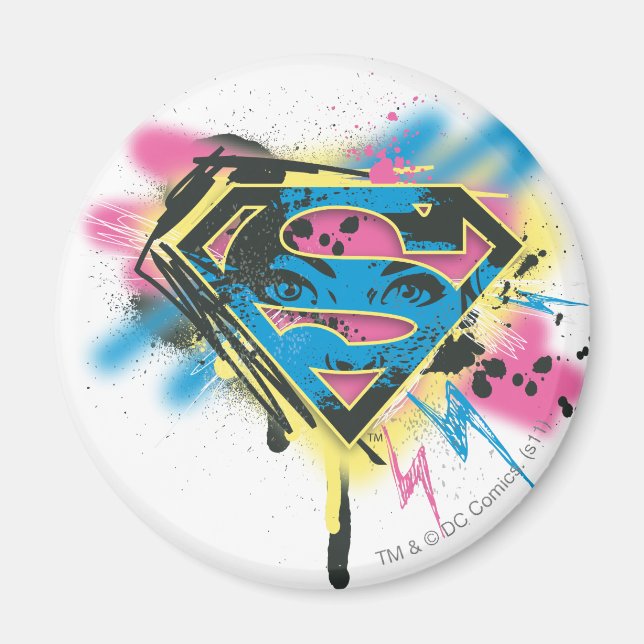 Supergirl Paint och Spills Magnet (Framsidan)