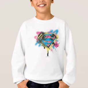 Supergirl Paint och Spills Tee