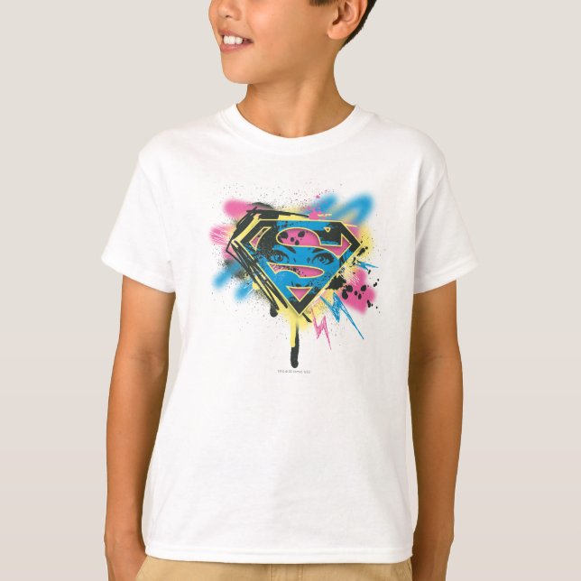 Supergirl Paint och Spills Tee (Framsida)