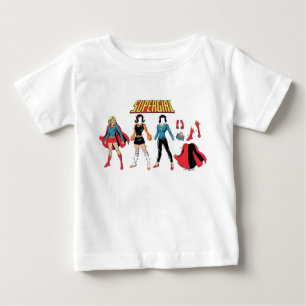 Supergirl Papper Doll Graphic T Shirt