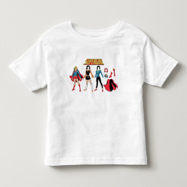 Supergirl Papper Doll Graphic T Shirt (Framsida)