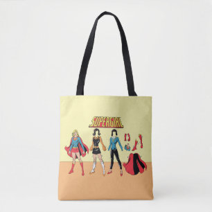 Supergirl Papper Doll Graphic Tygkasse