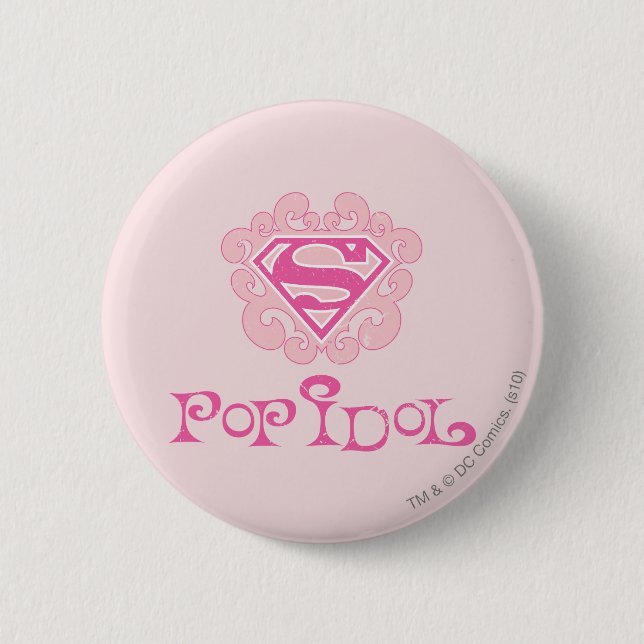 Supergirl Pop Idol Knapp (Framsida)