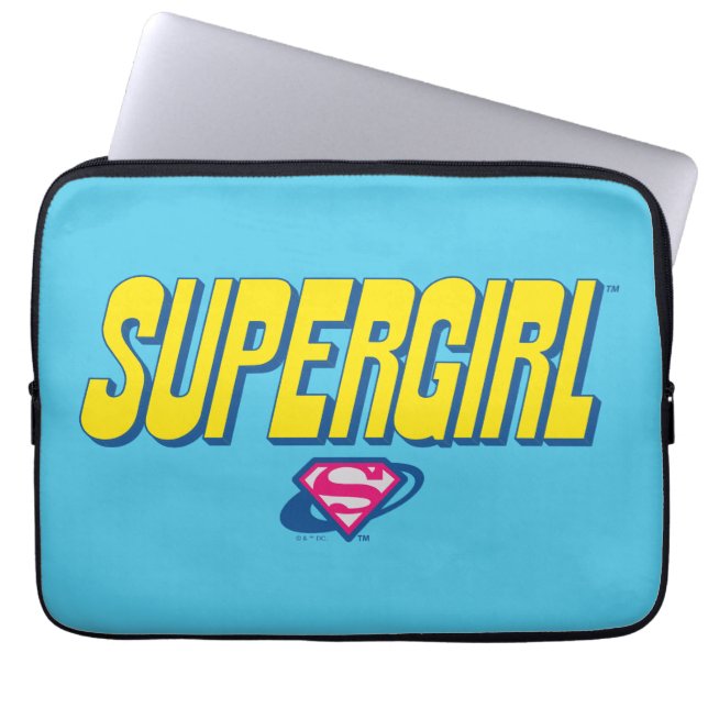 Supergirl Pop Logo Laptop Fodral (Framsidan)
